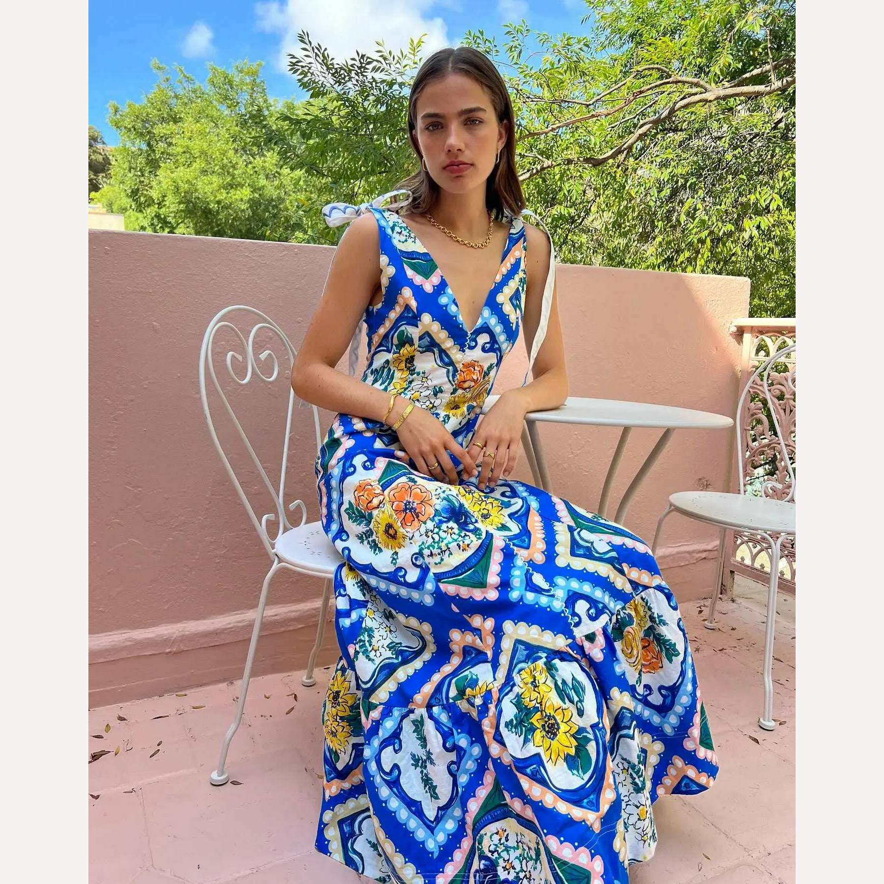 2023 Summer New Fashion Women Dresses Elegant Party Female Evening Dress Sexy Women's Clothing Chic Robes - KIMLUD