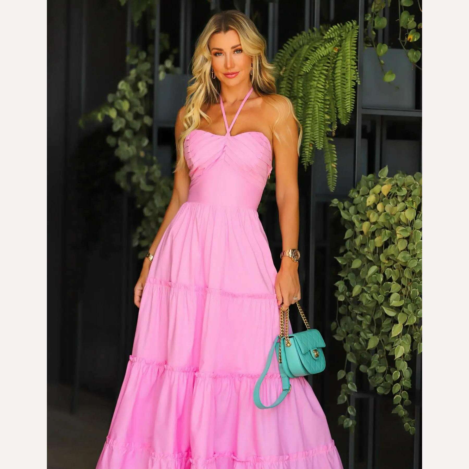 2023 Summer New Fashion Women Dresses Elegant Party Female Evening Dress Sexy Women's Clothing Chic Robes - KIMLUD