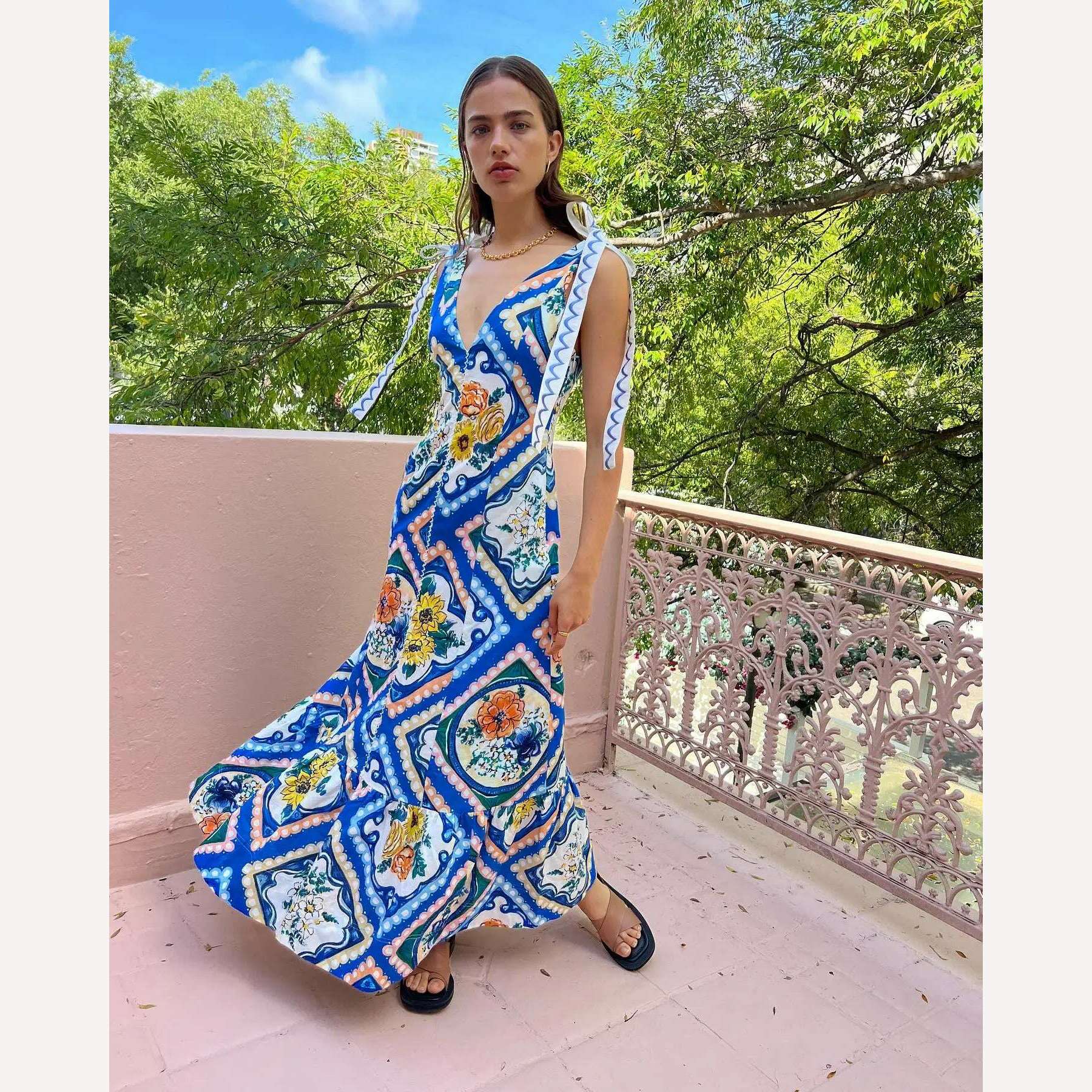2023 Summer New Fashion Women Dresses Elegant Party Female Evening Dress Sexy Women's Clothing Chic Robes - KIMLUD