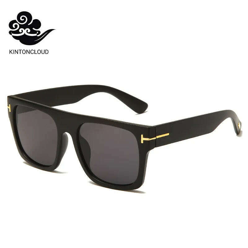 KIMLUD, 2023 sunglasses women men luxury brand designer big rectangle fashion Couple sunglasse oversized oculos de sol feminino, black-black / uv400, KIMLUD APPAREL - Womens Clothes