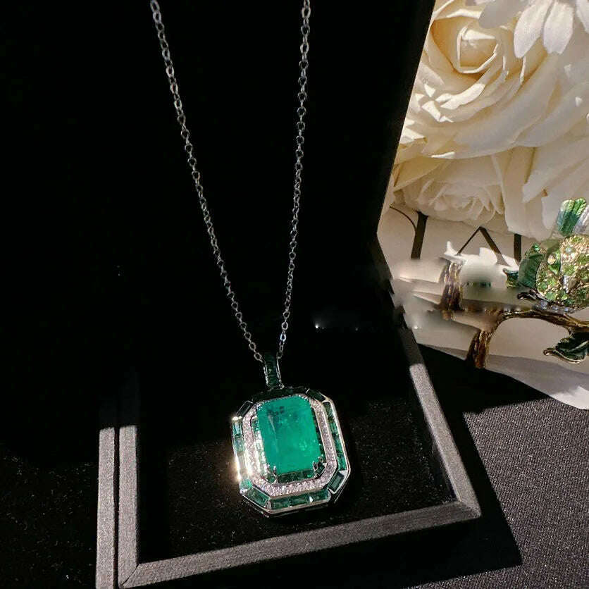 KIMLUD, 2023 Women earrings Columbia Gem Bracelet Vintage Plated 18K Gold Malachite Green Zircon Dragonfly brooch, KIMLUD Womens Clothes