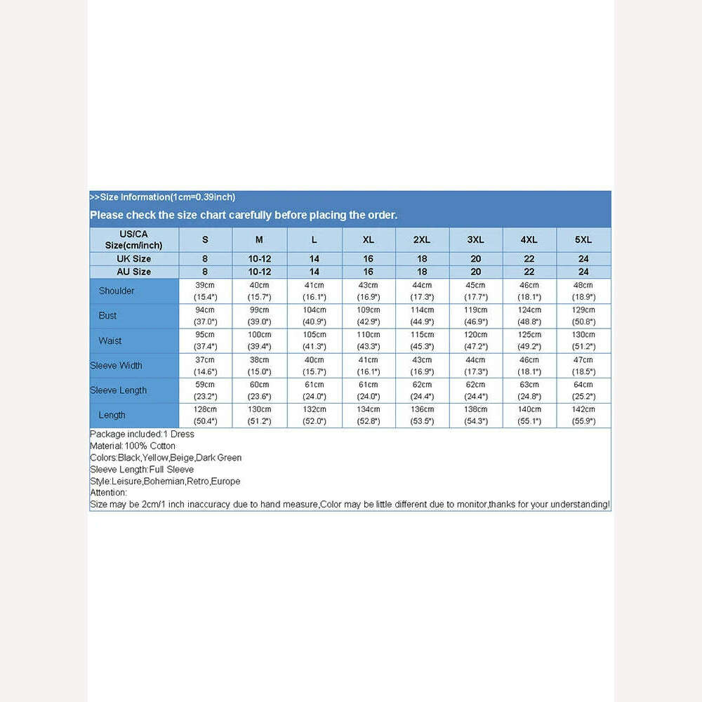 2023 ZANZEA Autumn Long Sleeve V-Neck Mid-Calf Length Sundress Women Solid Color Baggy Dress Pure Cotton Holiday Loose Dresses - KIMLUD