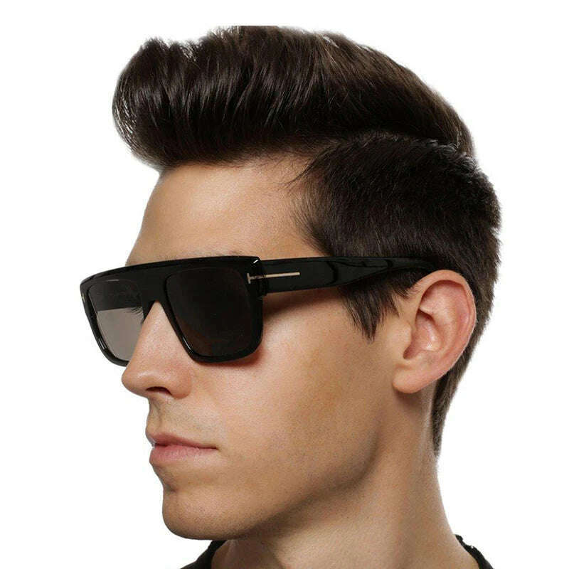 KIMLUD, 2024 Fashion Cool High Quality Square Style Tom Sunglasses Men/Women Vintage Pop ins Sun Glasses Oculos De Sol, KIMLUD Womens Clothes