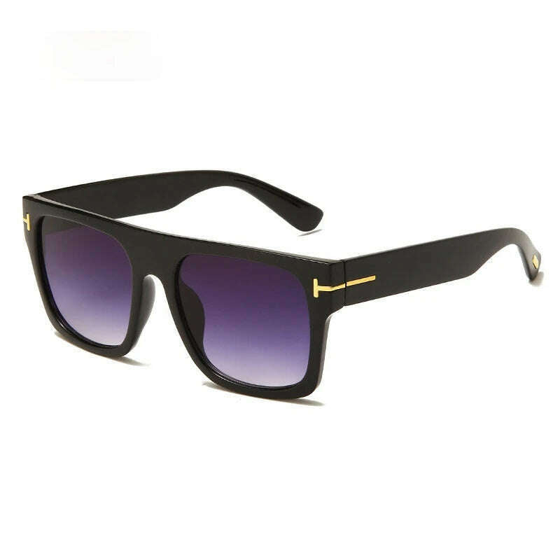 KIMLUD, 2024 Fashion Cool High Quality Square Style Tom Sunglasses Men/Women Vintage Pop ins Sun Glasses Oculos De Sol, KIMLUD Womens Clothes