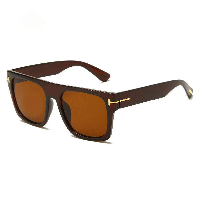 KIMLUD, 2024 Fashion Cool High Quality Square Style Tom Sunglasses Men/Women Vintage Pop ins Sun Glasses Oculos De Sol, KIMLUD Womens Clothes