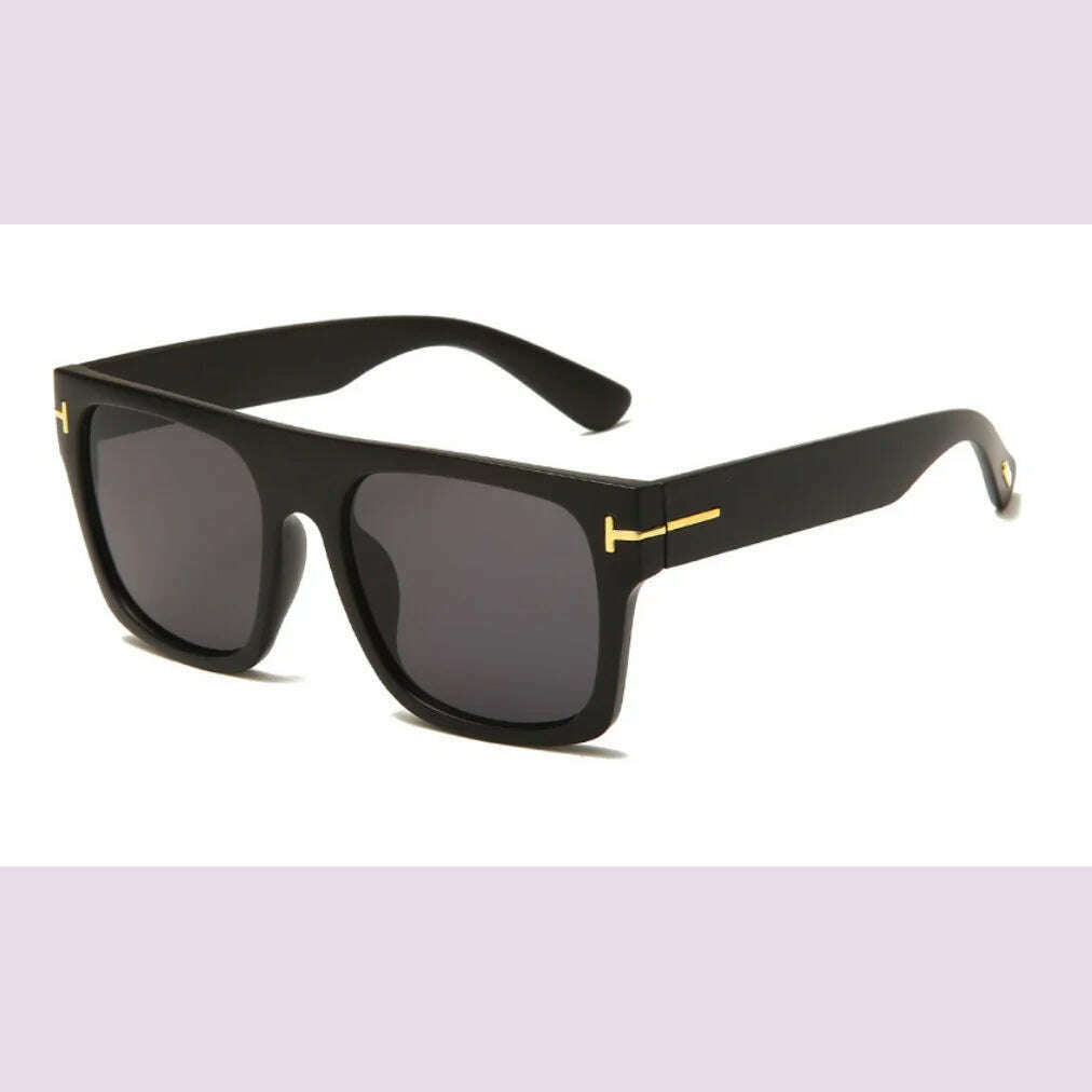 KIMLUD, 2024 Fashion Cool High Quality Square Style Tom Sunglasses Men/Women Vintage Pop ins Sun Glasses Oculos De Sol, C3 / Other, KIMLUD Womens Clothes