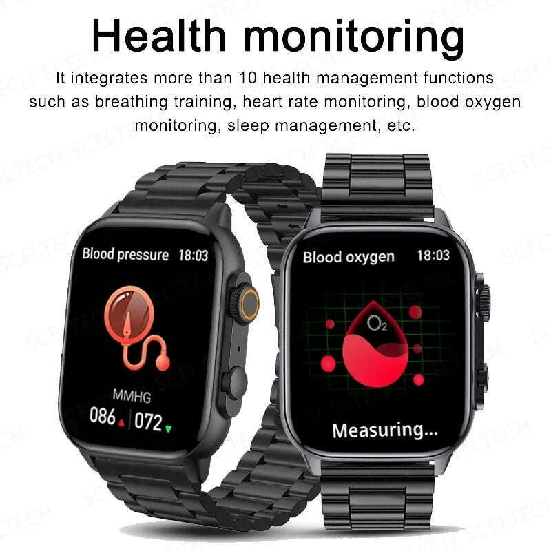 KIMLUD, 2024 HK9 Pro MAX Smart Watch 9 Mens Women AMOLED HD Screen Heart Rate Blood Pressure NFC Bluetooth Call Smartwatch For Sport, KIMLUD Womens Clothes