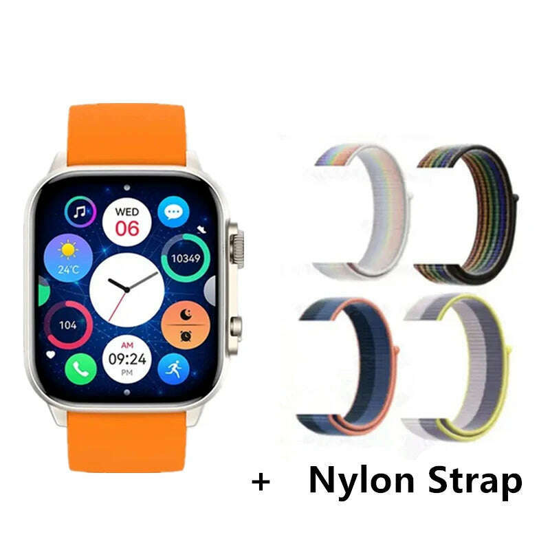 KIMLUD, 2024 HK9 Pro MAX Smart Watch 9 Mens Women AMOLED HD Screen Heart Rate Blood Pressure NFC Bluetooth Call Smartwatch For Sport, KIMLUD Womens Clothes
