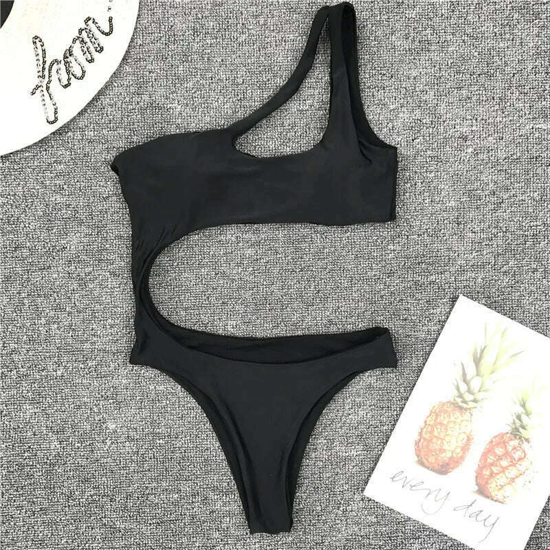 KIMLUD, 2024 Hot Backless One Piece Swimwear Women Badpak Dames Monokini Swimsuit Sexy Tankini Biquini Mayokini Trikini Maillot De Bain, KIMLUD Womens Clothes