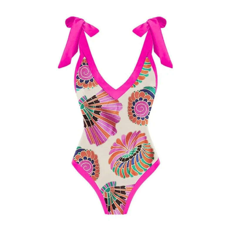KIMLUD, 2024 New One Piece Swimsuit with Skirt Women Cover Up Swimwear Female Beachwear Dress Brazilian Beach Bathing Suit, KIMLUD Womens Clothes