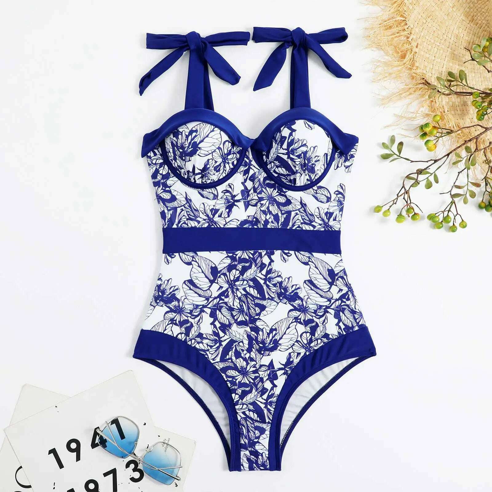 KIMLUD, 2024 New One Piece Swimsuit with Skirt Women Cover Up Swimwear Female Beachwear Dress Brazilian Beach Bathing Suit, Top 23 / S, KIMLUD Womens Clothes