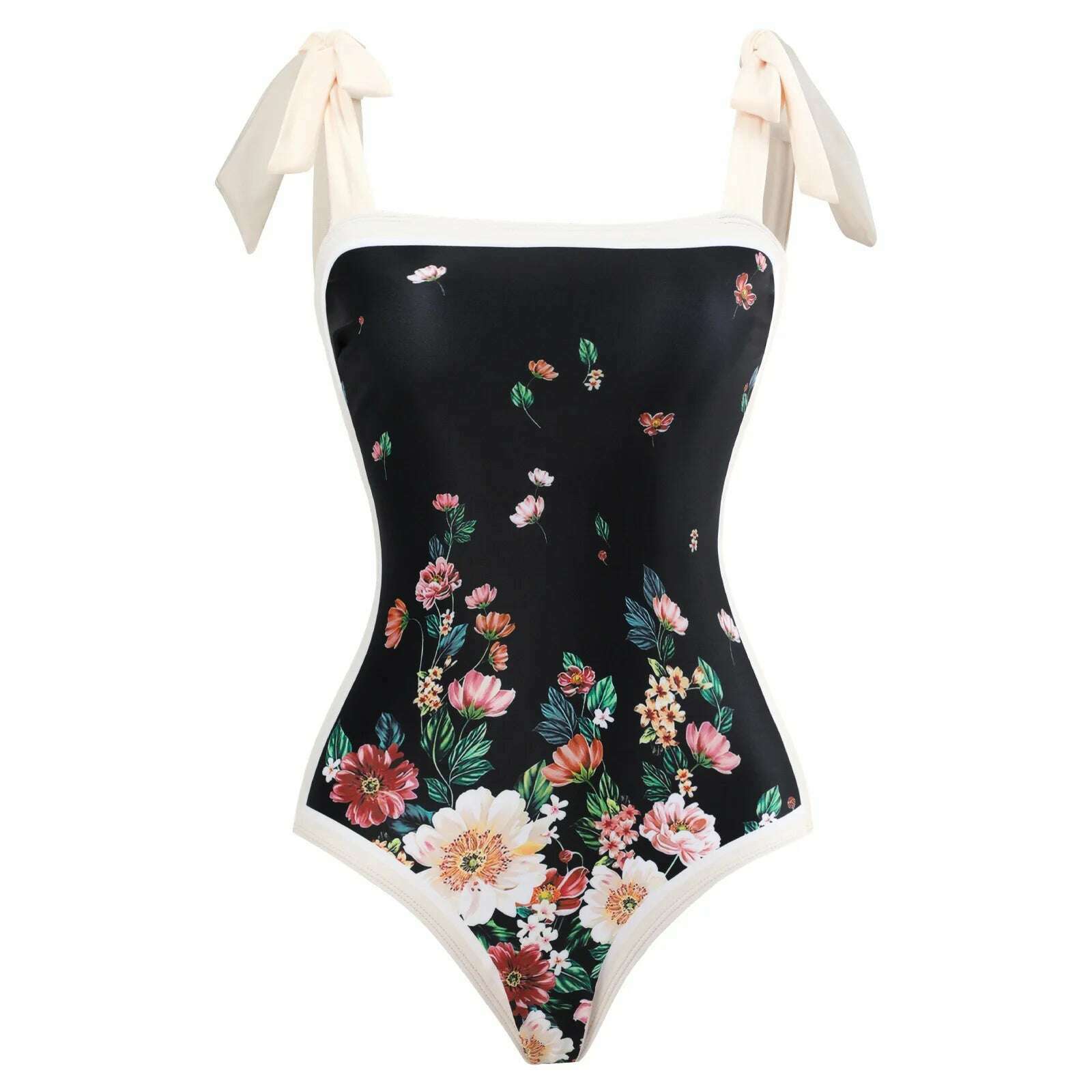 KIMLUD, 2024 New One Piece Swimsuit with Skirt Women Cover Up Swimwear Female Beachwear Dress Brazilian Beach Bathing Suit, KIMLUD Womens Clothes