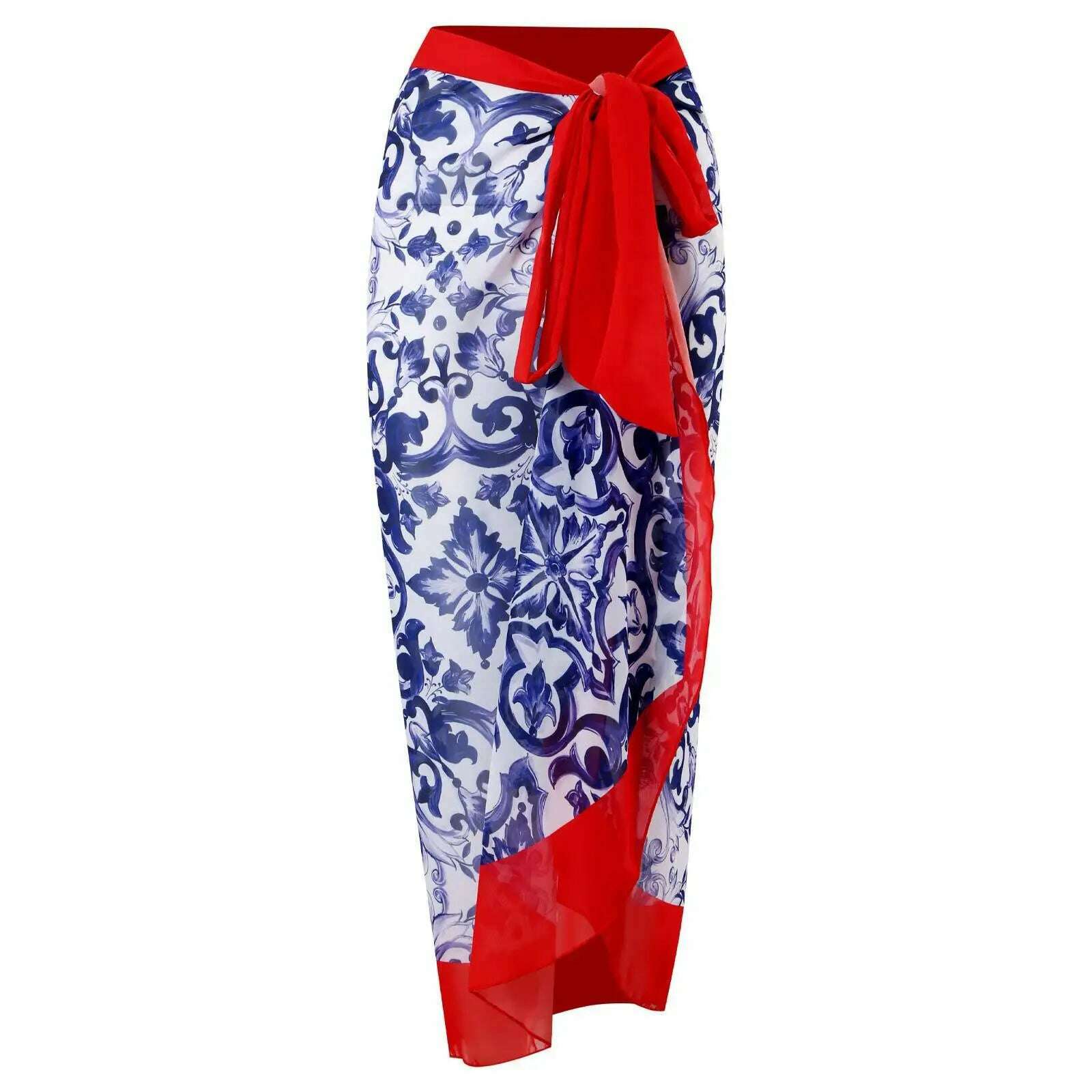 KIMLUD, 2024 New One Piece Swimsuit with Skirt Women Cover Up Swimwear Female Beachwear Dress Brazilian Beach Bathing Suit, Skirt 12 / XL, KIMLUD Womens Clothes