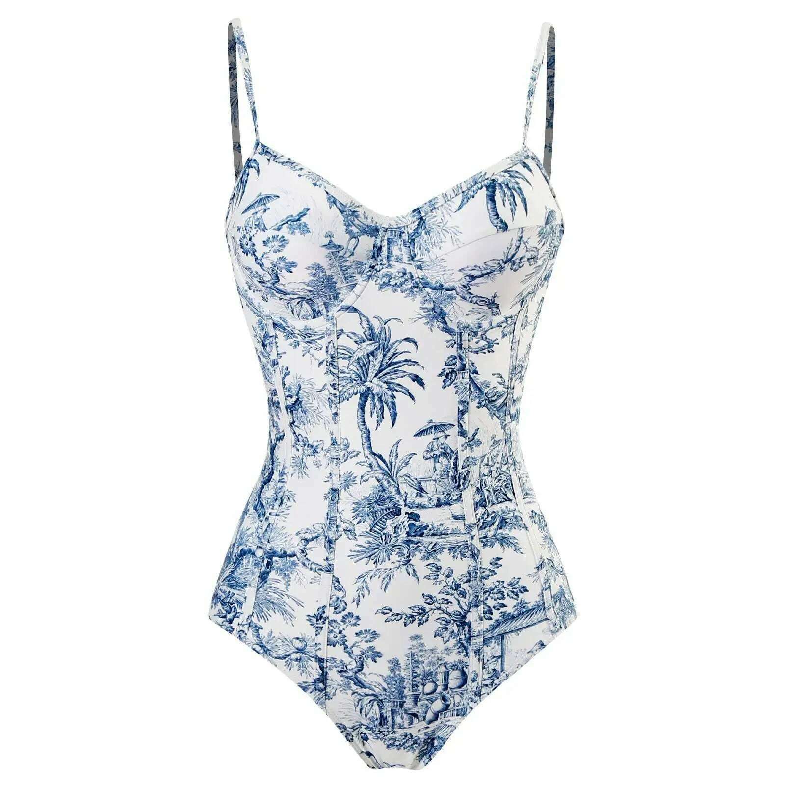 KIMLUD, 2024 New One Piece Swimsuit with Skirt Women Cover Up Swimwear Female Beachwear Dress Brazilian Beach Bathing Suit, Top 16 / S, KIMLUD Womens Clothes