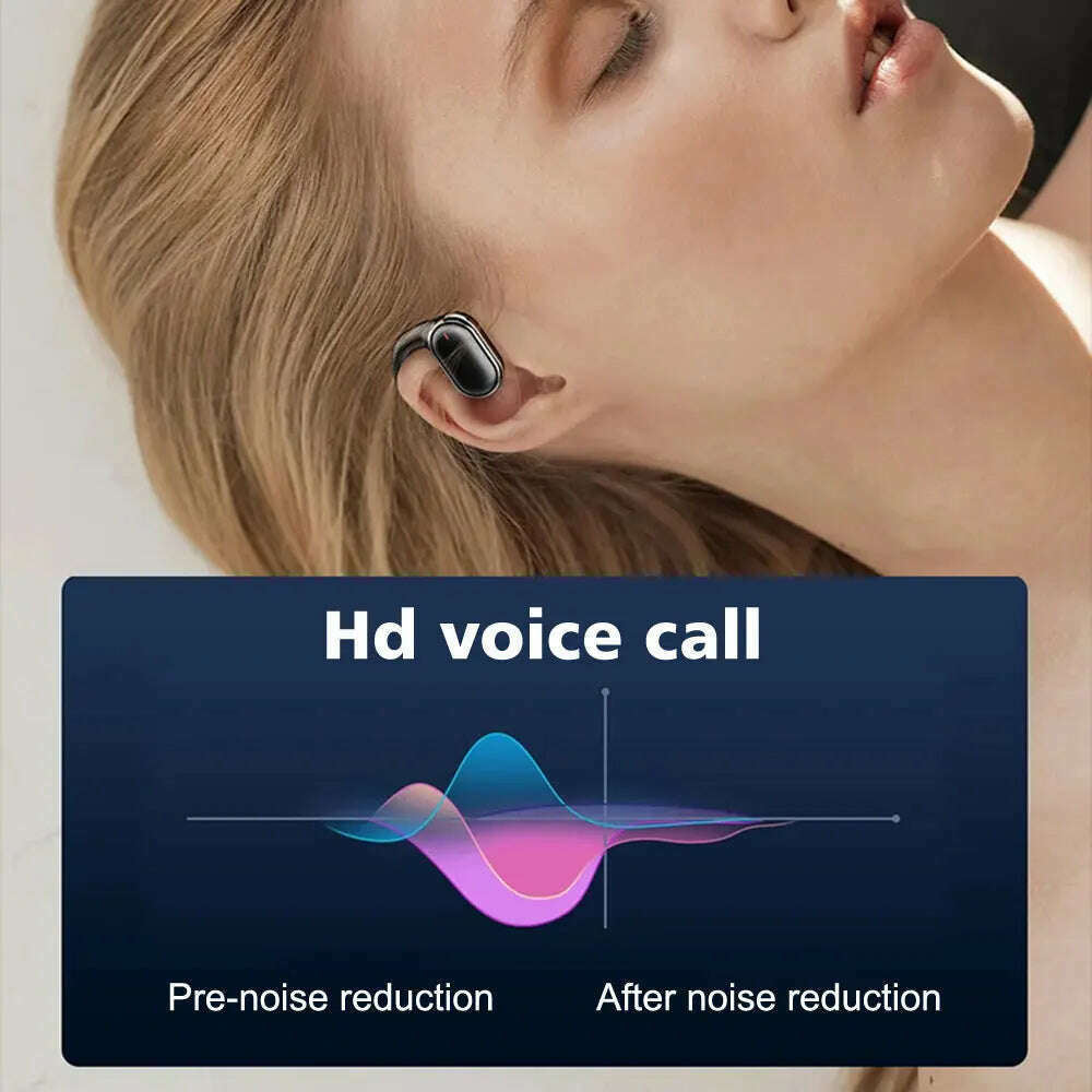 2024 OWS Earhook Earphones Bluetooth 5.3 Low Latency Gaming Sport Headset Waterproof HiFi Stereo Noise Reduction Earbuds - KIMLUD