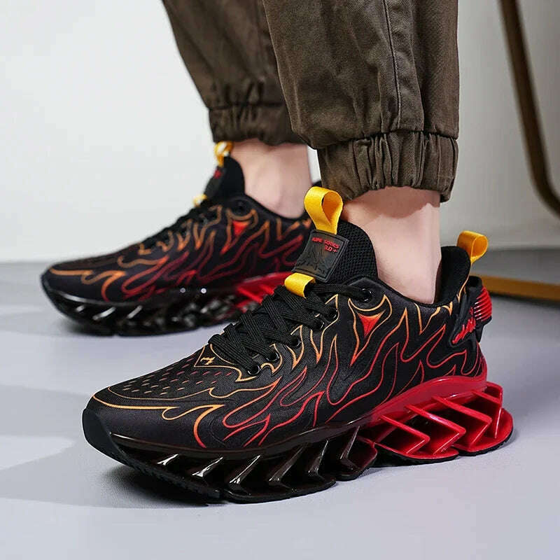 2024 Trend Blade Running Mens Shoes Men Casual Male Sneakers Women Sport Zapatos De Mujer Hombre Plus Size 46 Zapatillas Sneaker - KIMLUD