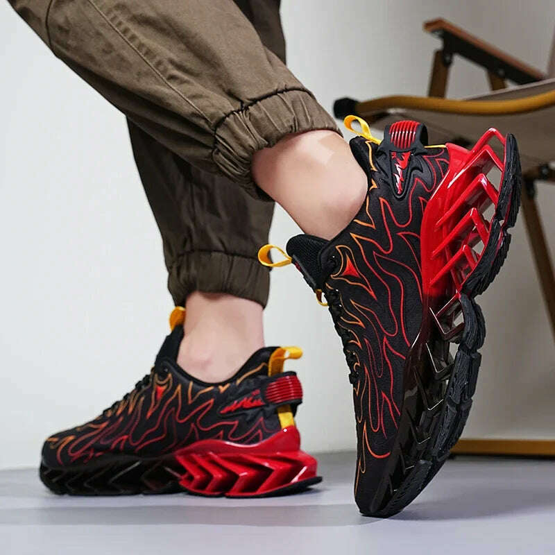 2024 Trend Blade Running Mens Shoes Men Casual Male Sneakers Women Sport Zapatos De Mujer Hombre Plus Size 46 Zapatillas Sneaker - KIMLUD