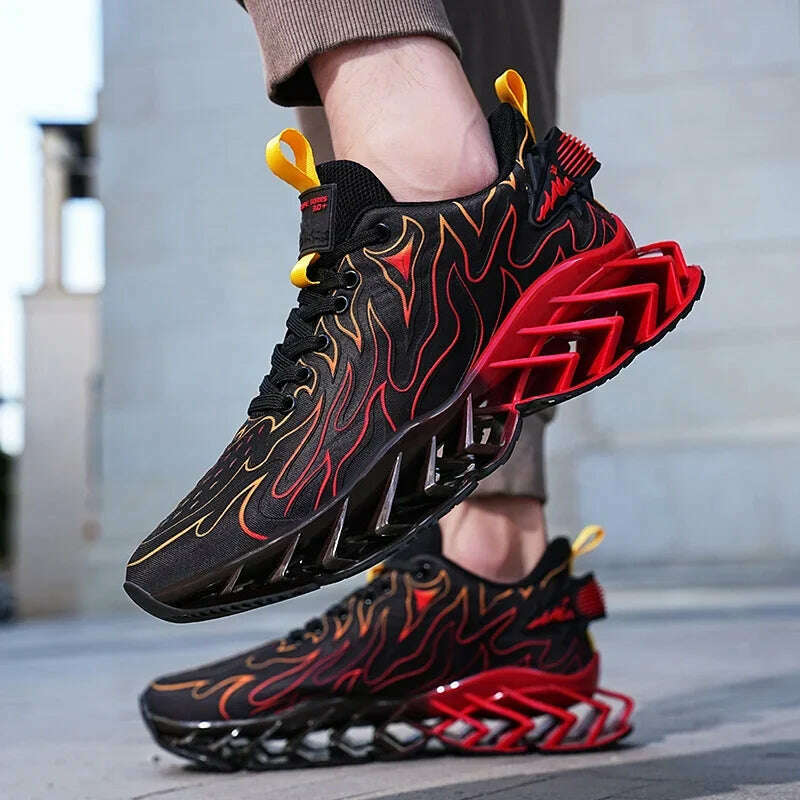 2024 Trend Blade Running Mens Shoes Men Casual Male Sneakers Women Sport Zapatos De Mujer Hombre Plus Size 46 Zapatillas Sneaker - KIMLUD