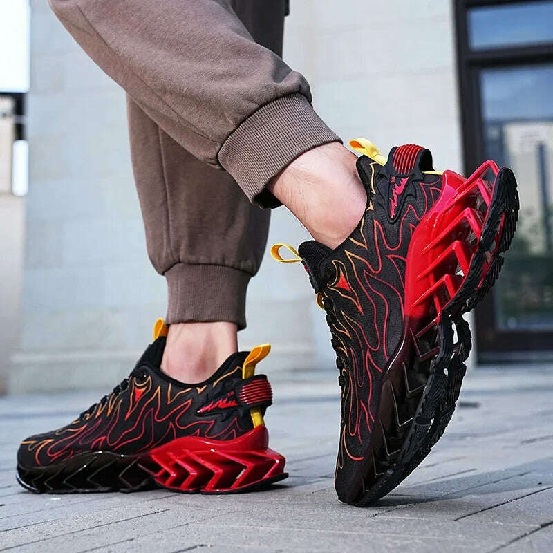 2024 Trend Blade Running Mens Shoes Men Casual Male Sneakers Women Sport Zapatos De Mujer Hombre Plus Size 46 Zapatillas Sneaker - KIMLUD