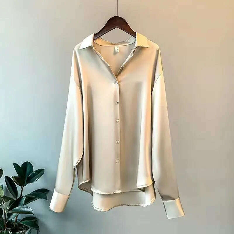 2024Spring Shirt And Blouses New Sweater Cardigans Woman Top Knitted Korean Long Sleeve Lapel Button Elegance Sweet Casual Coats - KIMLUD