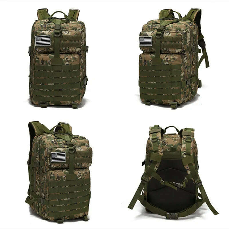 KIMLUD, 2025 New Backpack Outdoor Leisure 50 Liter Large Capacity Backpack Hiking Camping Hunting Backpacks, 1, KIMLUD APPAREL - Womens Clothes