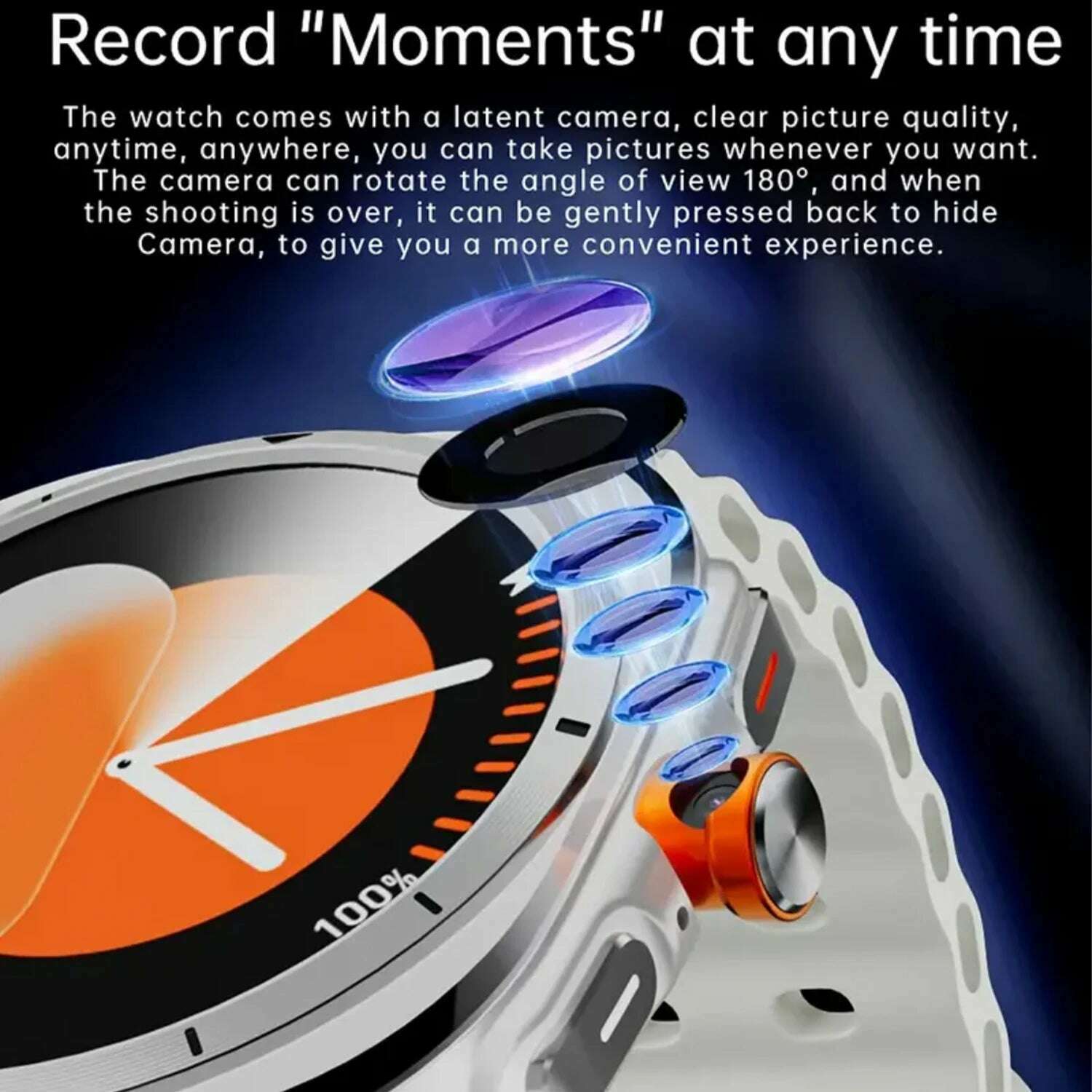 KIMLUD, 2025New U8 Ultra AMOLED Android 9.0 Smart Watch Men Women Galaxy Watch 7 Ultra 4G 5G SIM Card WiFi GPS NFC Camera Sport Watches, KIMLUD Womens Clothes