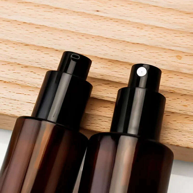 20/30/40/50/60ML Spray Bottle Beauty Empty Amber Glass Bottles Mist Spray Container Lotion Refillable Travel Bottle - KIMLUD