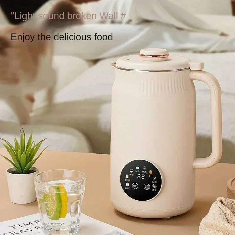 KIMLUD, 220V Electric Soybean Milk Machine Automatic Intelligent Food Blender Fruit Juicer Water Boiling Kettle Rice Paste Maker, KIMLUD Womens Clothes