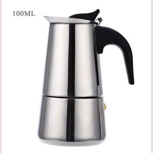KIMLUD, 2/4/6/9 Cups Coffee Pot Stainless Steel Mocha Espresso Latte Stovetop Filter Moka Coffee Maker Coffee Pot for Kitchen WF1111, KIMLUD Womens Clothes