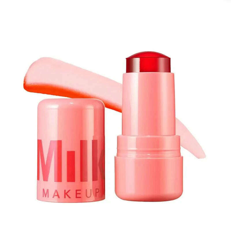KIMLUD, 3-in-1 Milk Jelly Blush Stick Facial Cheek Stick Moisturizing Flash Lip Gloss Makeup Eye Face Rouge Lasting Brightens Original, 1SPRITZ, KIMLUD Womens Clothes