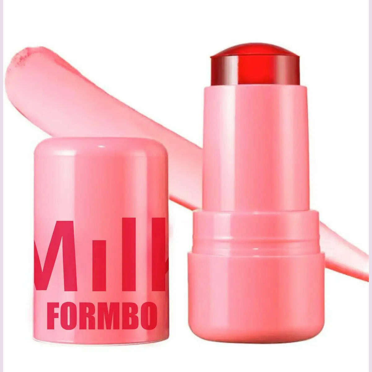 KIMLUD, 3-in-1 Milk Jelly Tint Facial Blusher Wand Moisturized Long Lasting Matte Rouge Cheek Contour Lipstick Sticker Beauty Makeup, A3, KIMLUD APPAREL - Womens Clothes