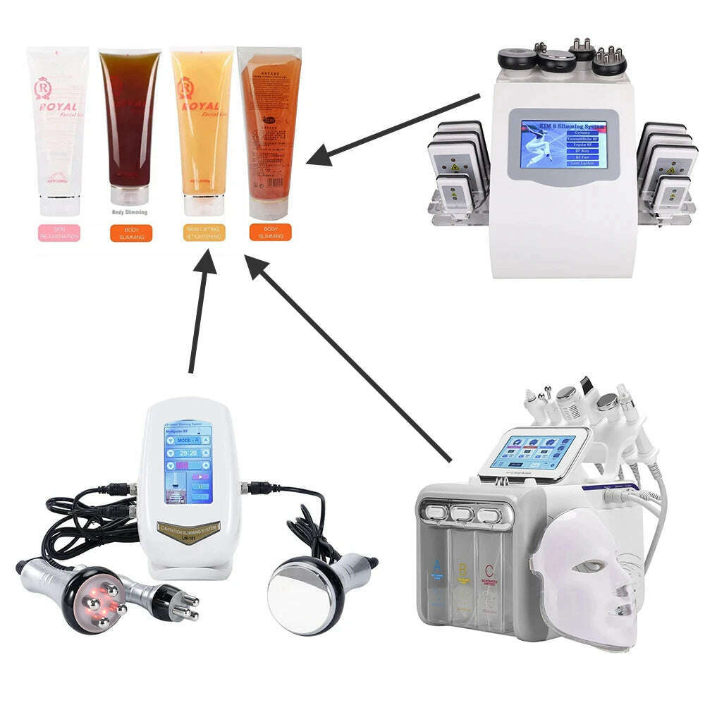KIMLUD, 300 grams of cold gel for the 40K Ultrasonic Cavitation RF Slimming Device RF Conductive Gel for the Fat Burner Losing Weight, KIMLUD Womens Clothes