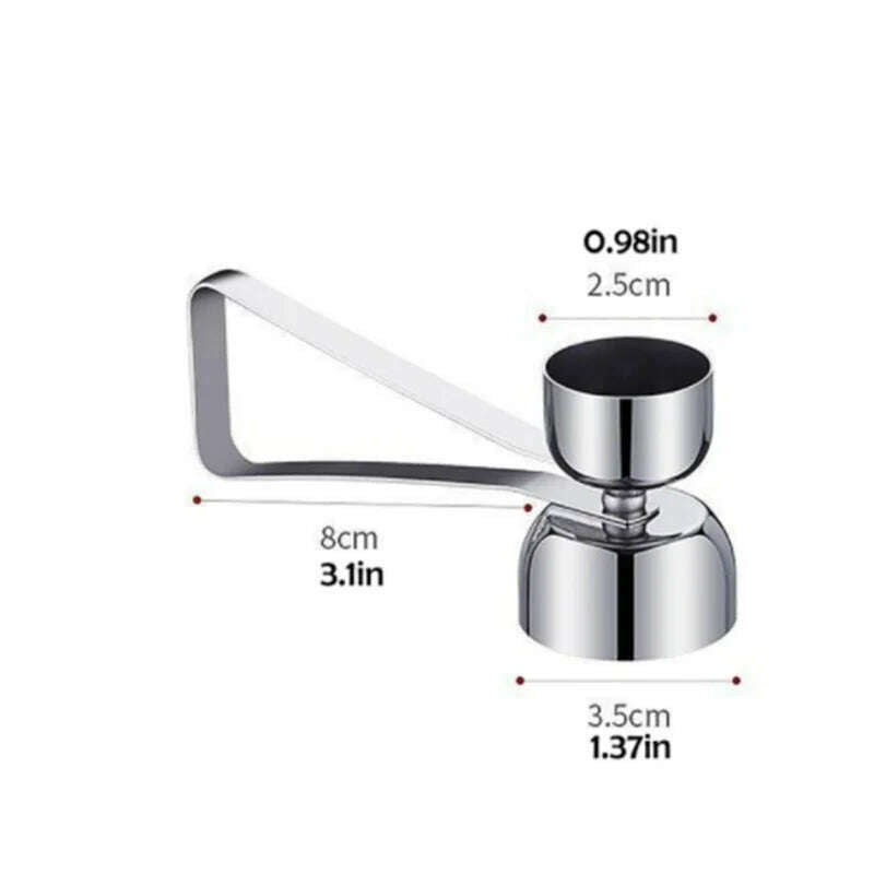 KIMLUD, 304 Stainless Steel Egg Opener Egg Opener Shelling Kitchen Tool Egg Yolk Egg White Separator Household Kitchen Essentials, KIMLUD Womens Clothes
