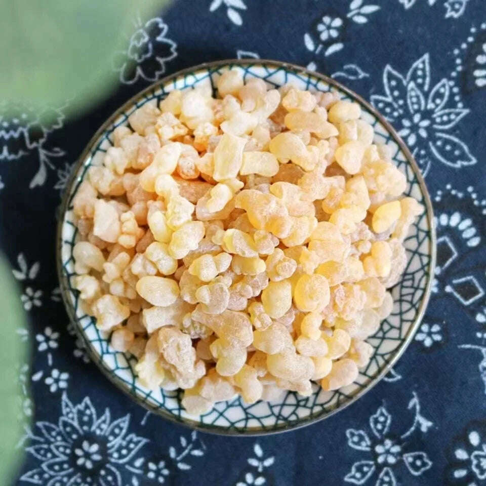 30g-100g High Grade Frankincense Resin Organic Somalia Incense Brock oliban Hydrosol Clean Frank Incense Nipple boswellia - KIMLUD