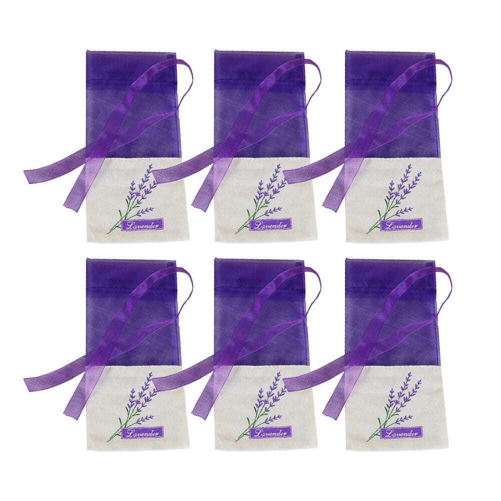 30pcs Empty Sachets Bag Flower Printing Lavender Fragrance Sachet Bags for Dry Flowers Storage Fragrance Lavender Sachet Bag - KIMLUD