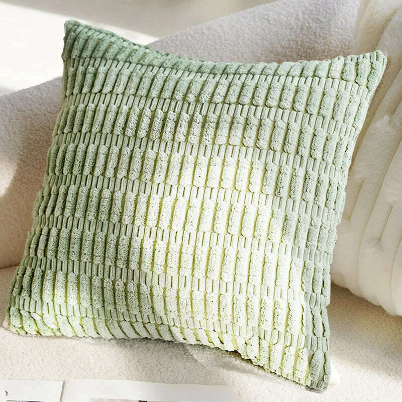 30X50/45X45CM Green Flying Bird Throw Pillow Cover Light Luxury Stamping Waist Cushion Cover Decor Home Decorative Pillowcase - KIMLUD