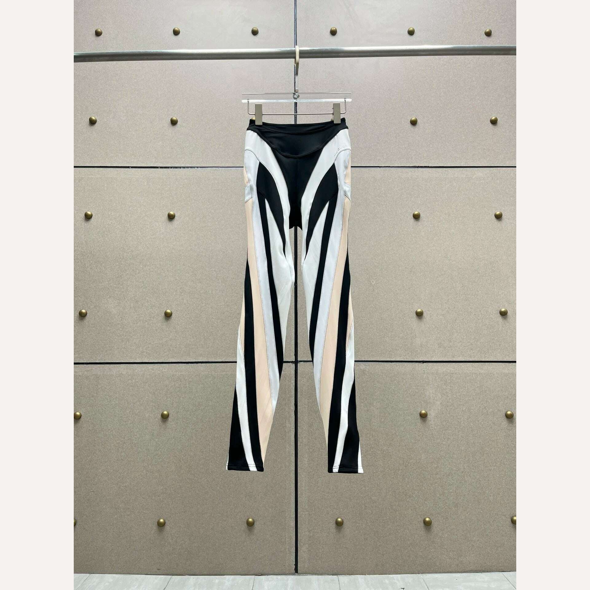 KIMLUD, 3.13 Women's Leggings 2024 Summer New Elastic Mesh Contrast Patchwork Women's Tight Pants y2k Sports Yoga Pants Traf, As Picture 2 / L, KIMLUD Womens Clothes