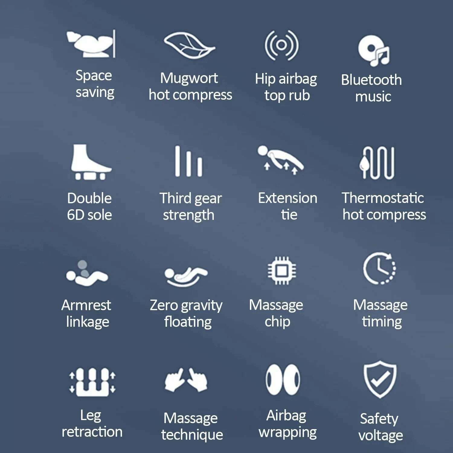 3D Luxury Zero Gravity Foot Massage Chair Message Chair New Zero Gravity USB Charge SL Track Massage Chair 2023 - KIMLUD