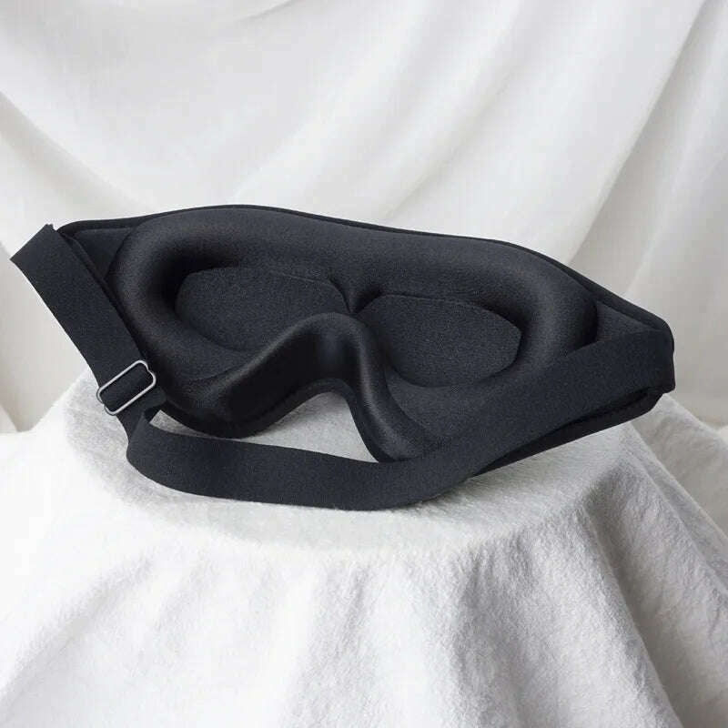 KIMLUD, 3D Sleep Mask Blindfold Sleeping Aid Eye Mask Soft Memory Foam Face Mask Eyeshade 99% Blockout Light Slaapmasker Eye Cover Patch, KIMLUD Womens Clothes