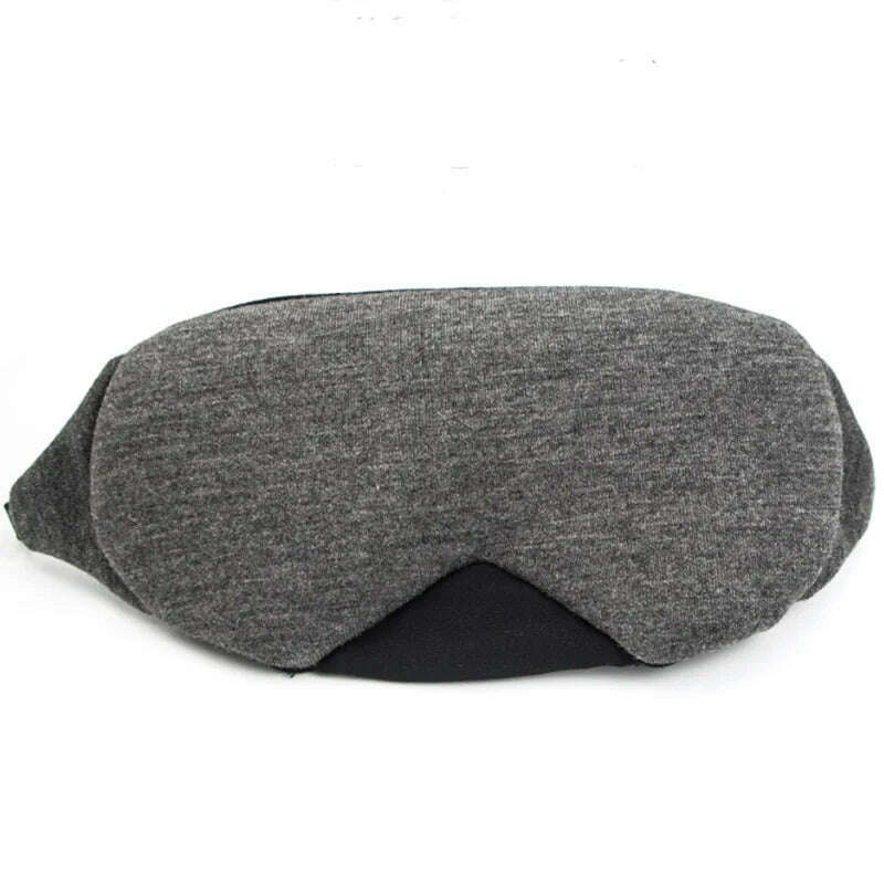KIMLUD, 3D Sleep Mask Blindfold Sleeping Eye Mask Totally Block Out Light Eyeshade Cover Shade Eye Patch Sleeping Aid Eyepatch, Black, KIMLUD Womens Clothes