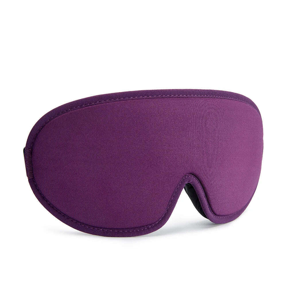 KIMLUD, 3D Sleep Mask Large Room for Eyeslash Blindfold Eyeshade Sleeping Mask Eye Patche Mask Sleeping Aid Block Out Ligh Slaapmasker, Purple, KIMLUD Womens Clothes