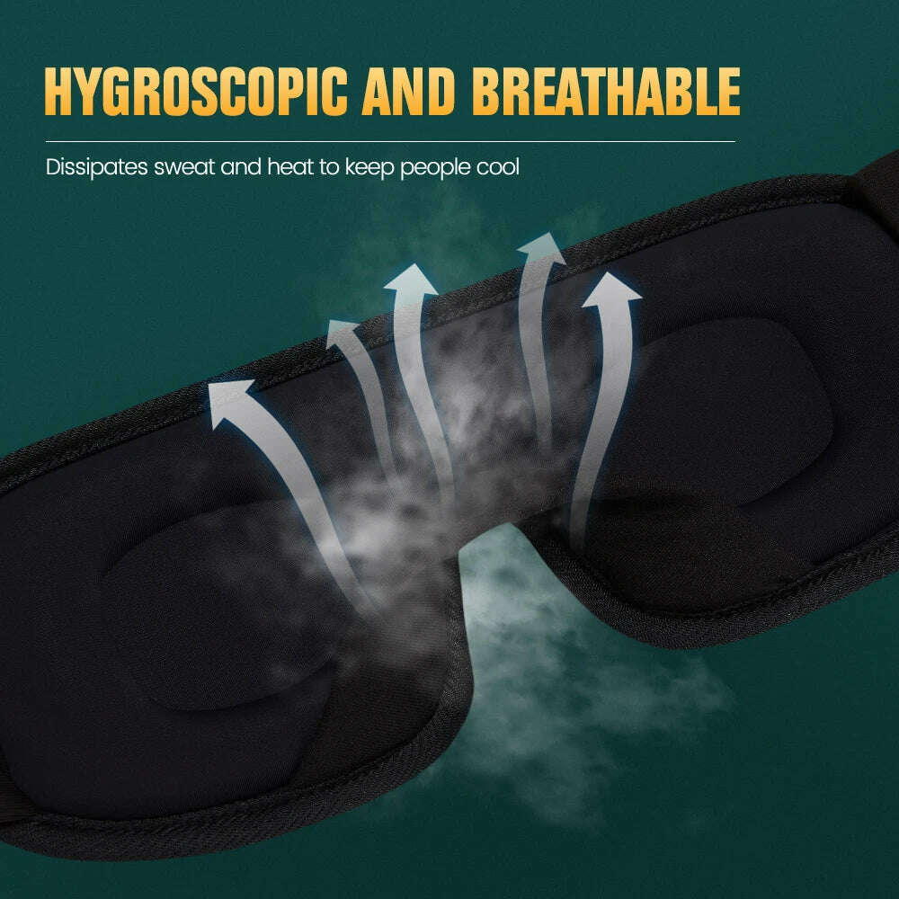 KIMLUD, 3D Sleeping Mask Block Out Light Sleep Mask for Eyes Sleepmaker EyeShade Blindfold Sleeping Face Mask Eye Patch Breathable, KIMLUD Womens Clothes