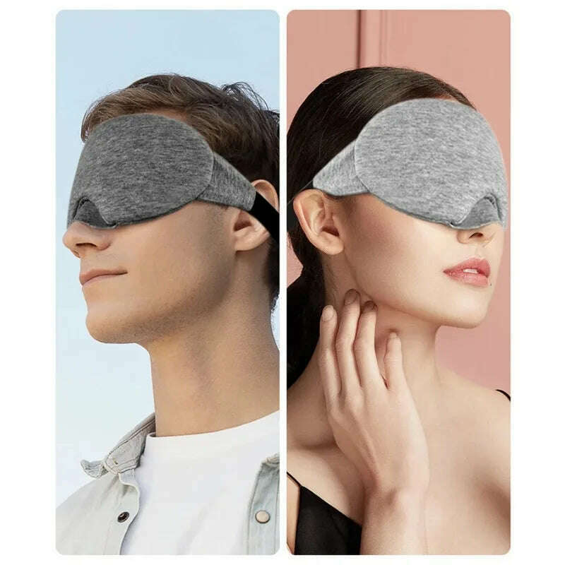 KIMLUD, 3D Sleeping Mask For Eyes Soft Sleeping Aid Eye Mask Block Out Light Sleep Mask Eyeshade Night Breathable Sleepmasker, KIMLUD Womens Clothes