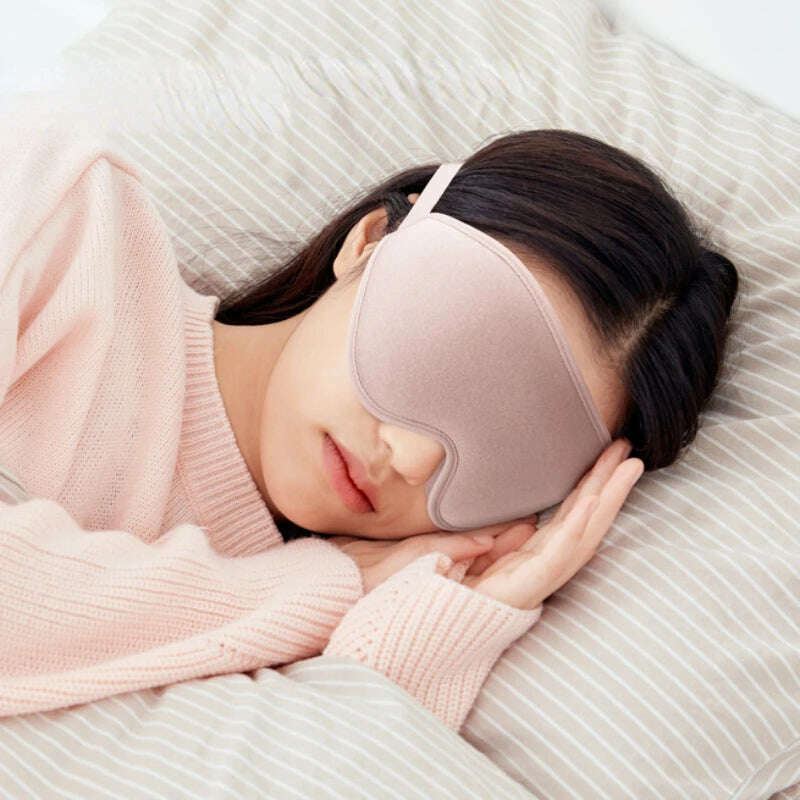 KIMLUD, 3D Sleeping Mask Memory Foam Block Out Light Sleep Mask Eye Shade Blindfold for Eye Sleep Masker Sleeping Aid Face Mask Eyepatch, KIMLUD Womens Clothes