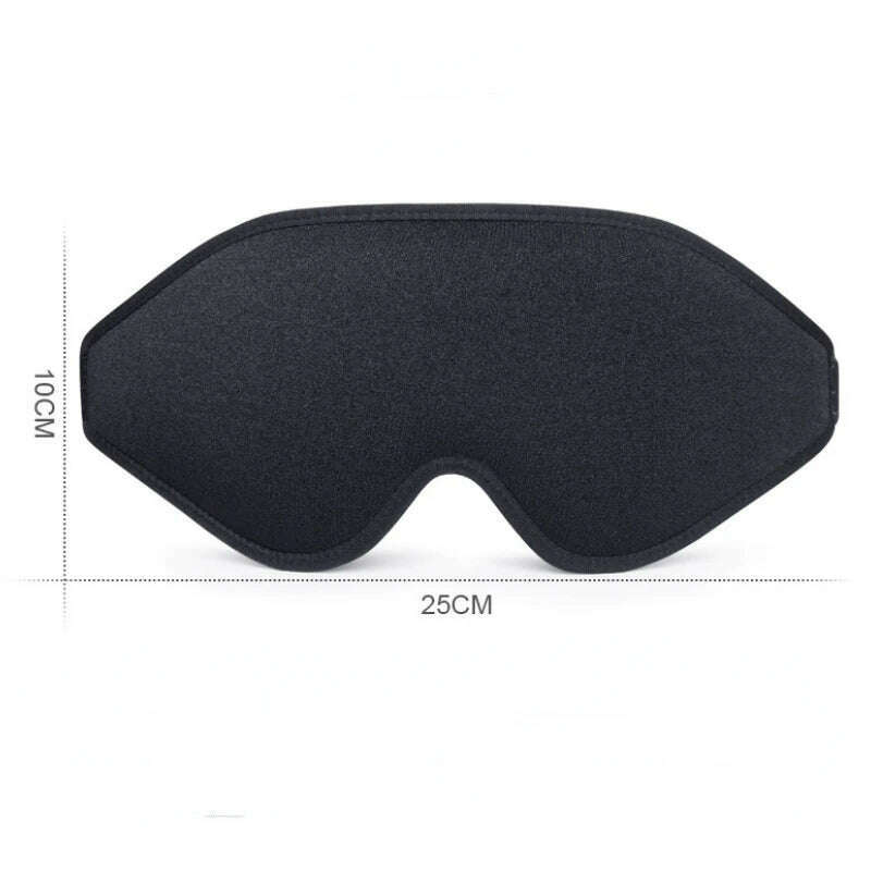 3D Sleeping Mask Memory Foam Block Out Light Sleep Mask Eye Shade Blindfold for Eye Sleep Masker Sleeping Aid Face Mask Eyepatch - KIMLUD