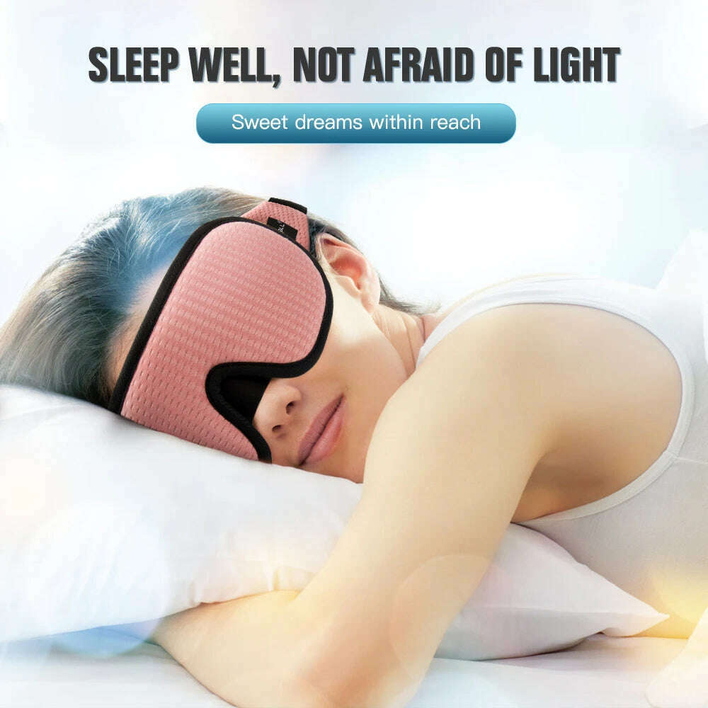 KIMLUD, 3D Sleeping Mask Travel Shade Cover Eye Mask for Sleeping Blindfold Eye Cover Night Mask Sleeping Eye Mask Eye Patch, KIMLUD Womens Clothes