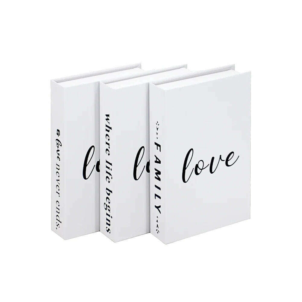 KIMLUD, 3Pcs Fashion Fake Book Openable Book Box Storage Living Room Decoration Coffee Table Ornaments Club Hotel Prop Books Decoration, 30 / Not Open / CHINA, KIMLUD Womens Clothes