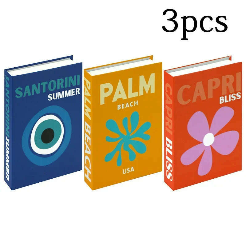 KIMLUD, 3Pcs Fashion Fake Book Openable Book Box Storage Living Room Decoration Coffee Table Ornaments Club Hotel Prop Books Decoration, 49 / Not Open / CHINA, KIMLUD Womens Clothes