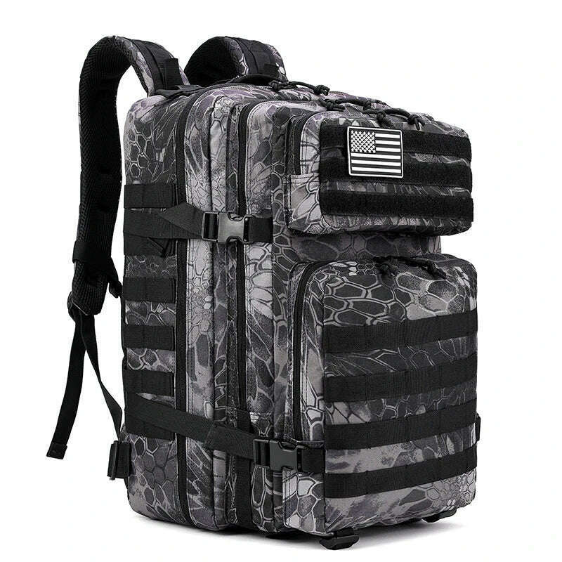 45L Tactical 3P Backpack Bag 30L 3 Days Outdoor Backpack Waterproof Climbing Rucksack Camping Hiking Bag Mochila - KIMLUD