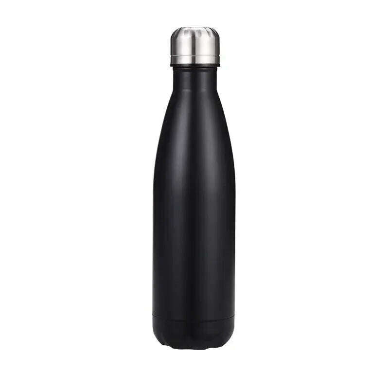 KIMLUD, 500ml/750ml Double-layer Stainless Steel Insulated Cup, Large Capacity Cola Bottle, Sports Water Cup, KIMLUD Womens Clothes